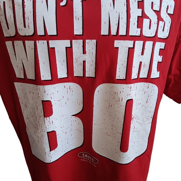 XL Vintage T-shirt Nebraska Huskers Football Dont Mess With The Bo Big Red 90's - Picture 1 of 5